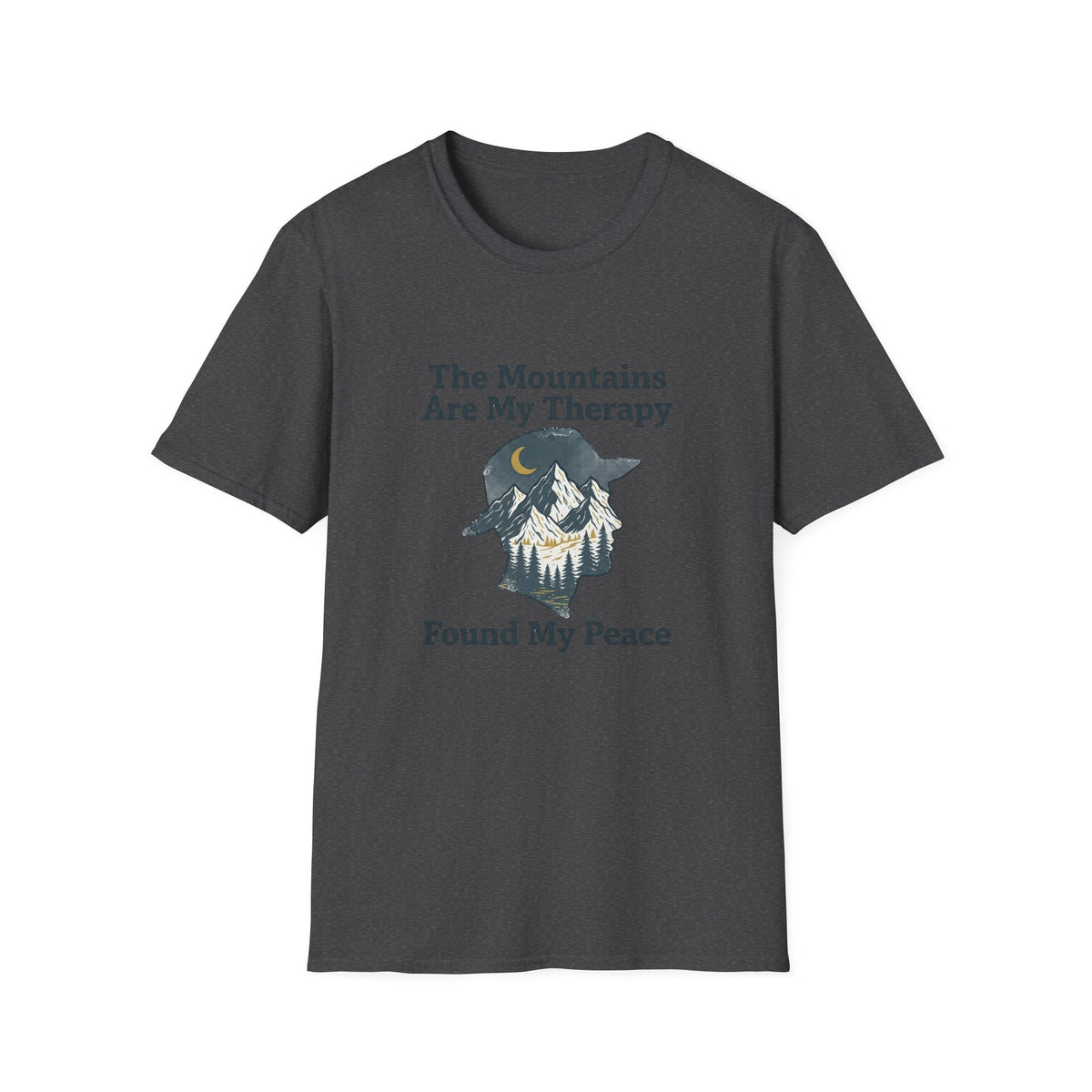 Mountain Therapy T-Shirt — "The Mountains Are My Therapy" Outdoor Graphic Tee