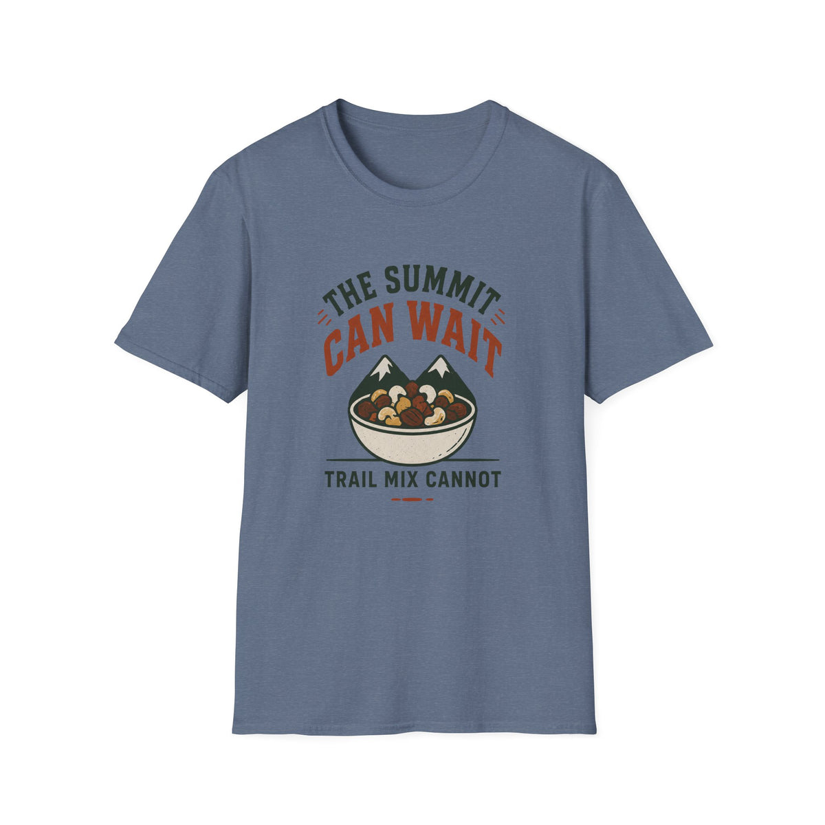 T-Shirt — The Summit Can Wait "Trail Mix Cannot" Outdoor Camping Tee