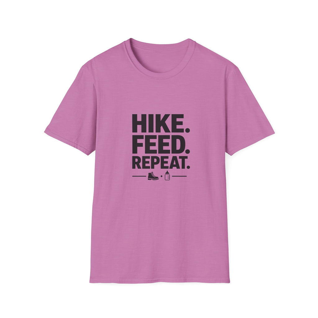 Hike. Feed. Repeat. T‑Shirt — Outdoor Dog Lover Tee