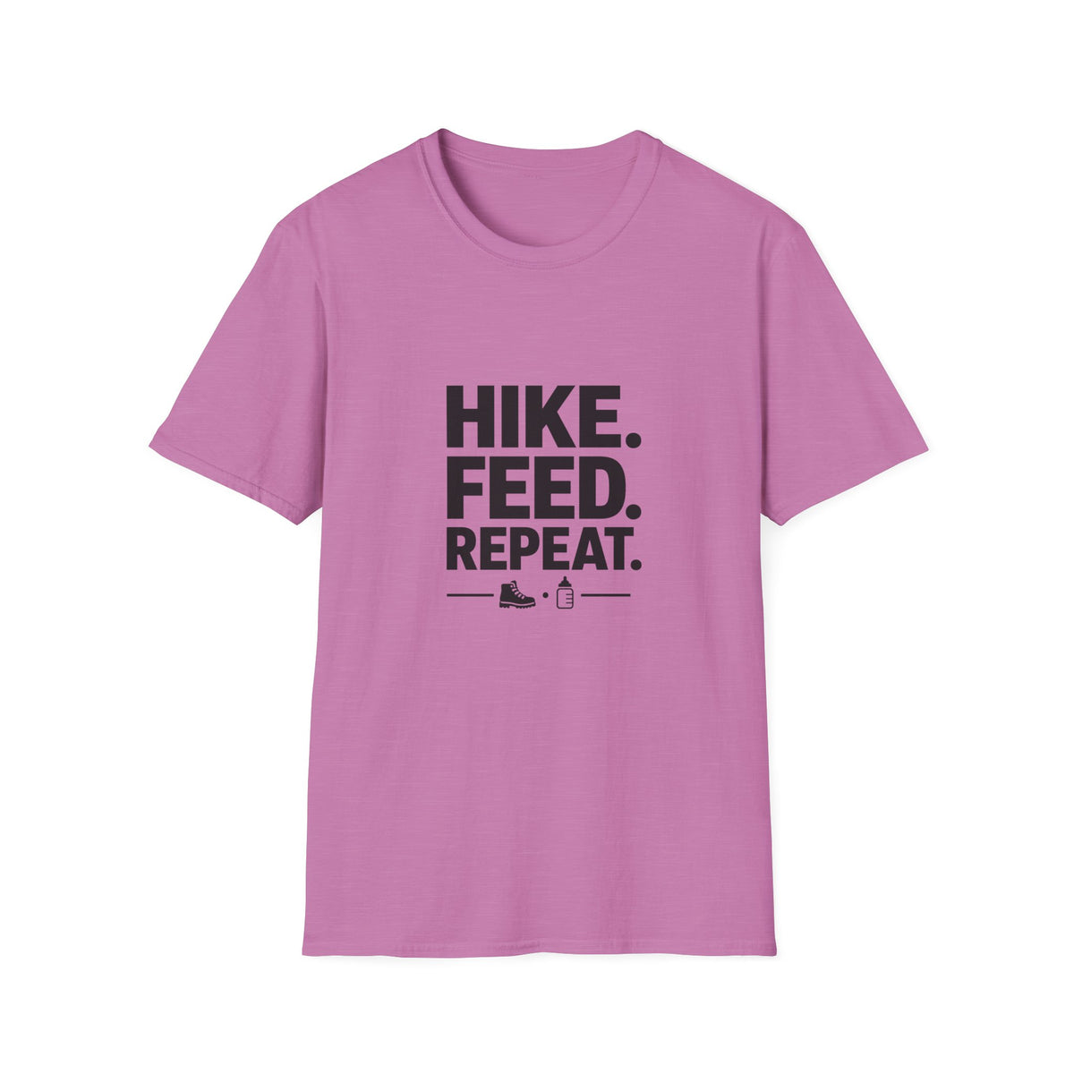Hike. Feed. Repeat. T‑Shirt — Outdoor Dog Lover Tee