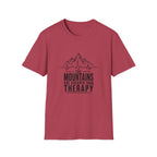 Mountains Are Cheaper Than Therapy T-Shirt — Outdoorsy Hiking Graphic Tee