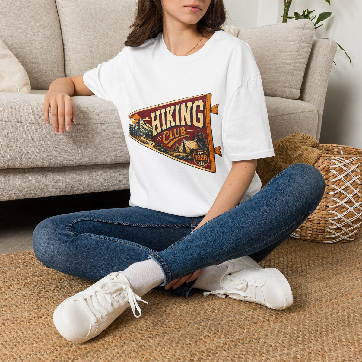 Hiking Club T-Shirt — Vintage Outdoor Adventure Tee