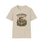 T-Shirt — 'Peak Bagging: At a Hop's Pace' Frog Hiker Outdoor Graphic Tee