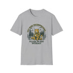 T-Shirt — 'Out Here Decompressing' Bear Graphic Tee