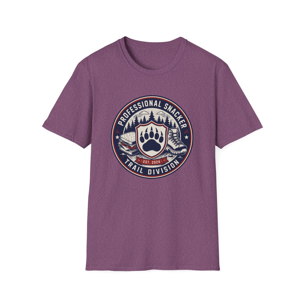 Professional Snacker T‑Shirt — Trail Division Bear Paw Graphic Tee