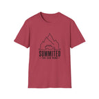 Summited Car Park T-Shirt — Minimal Mountain & Off-Road Graphic Tee