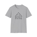 Bearly Hiking T-Shirt — Minimal Mountain Bear Outdoor Tee
