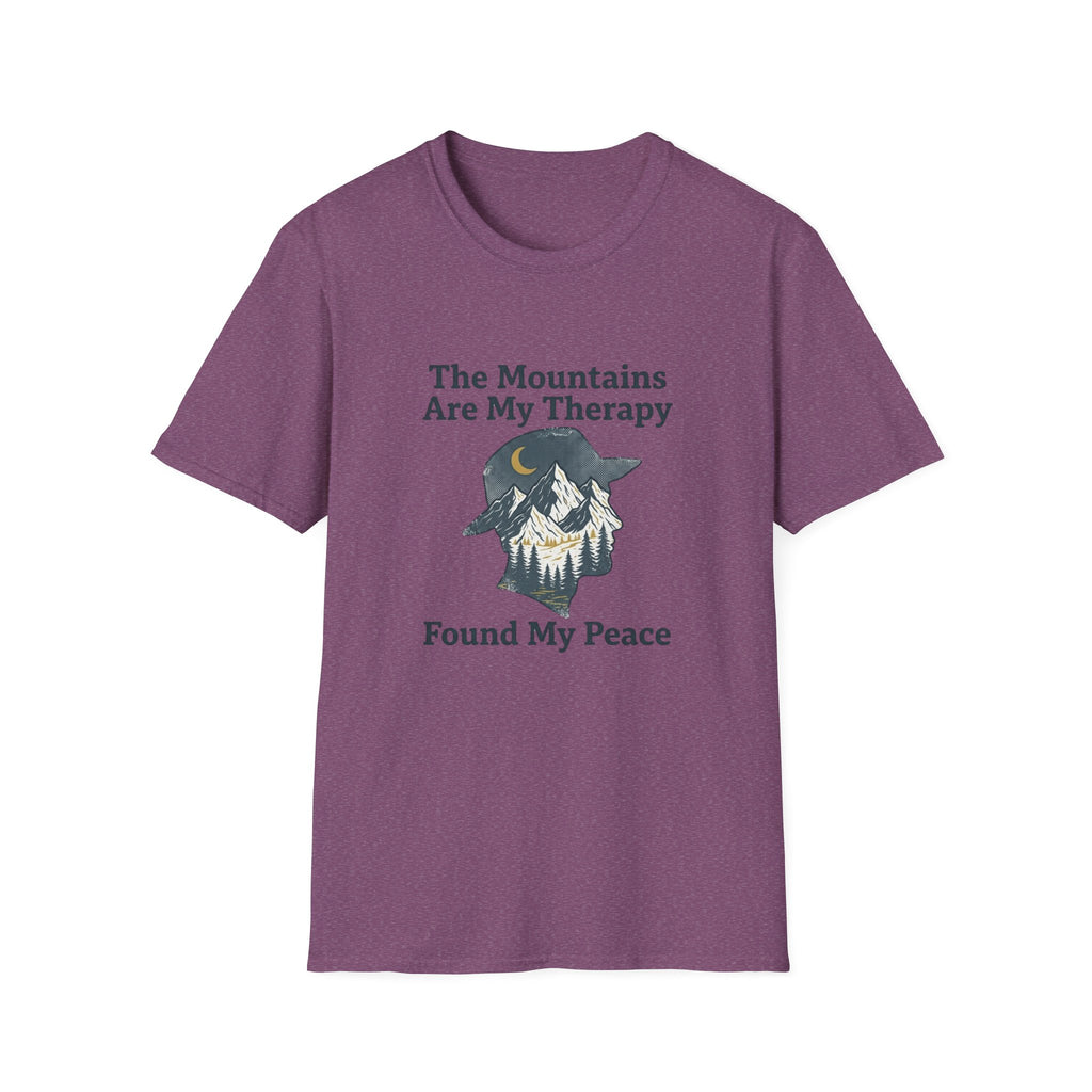 Mountain Therapy T-Shirt — "The Mountains Are My Therapy" Outdoor Graphic Tee