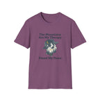 Mountain Therapy T-Shirt — "The Mountains Are My Therapy" Outdoor Graphic Tee