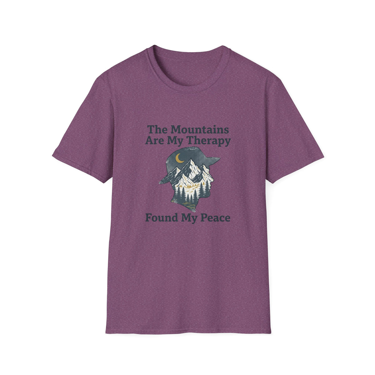 Mountain Therapy T-Shirt — "The Mountains Are My Therapy" Outdoor Graphic Tee