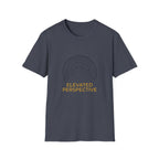 Mountain Line Art T-Shirt — “Elevated Perspective” Minimal Graphic Tee