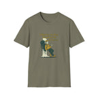 Hiking T-Shirt — "I Hiked for the View. Stayed for the No Service." Graphic Tee