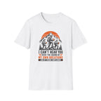 T-Shirt — I Can't Hear You Over My Own Breathing Bigfoot Hiking Graphic