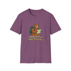 Bear Backpacker T-Shirt — 'I Hiked For The Snacks' Outdoor Adventure Tee