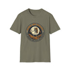 Hike By Night T‑Shirt — Skeleton Backpacking Graphic Tee
