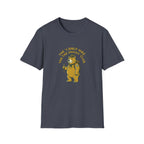 Hiker Bear T-Shirt — “The I Only Hike for the Snacks Club” Funny Outdoor Tee