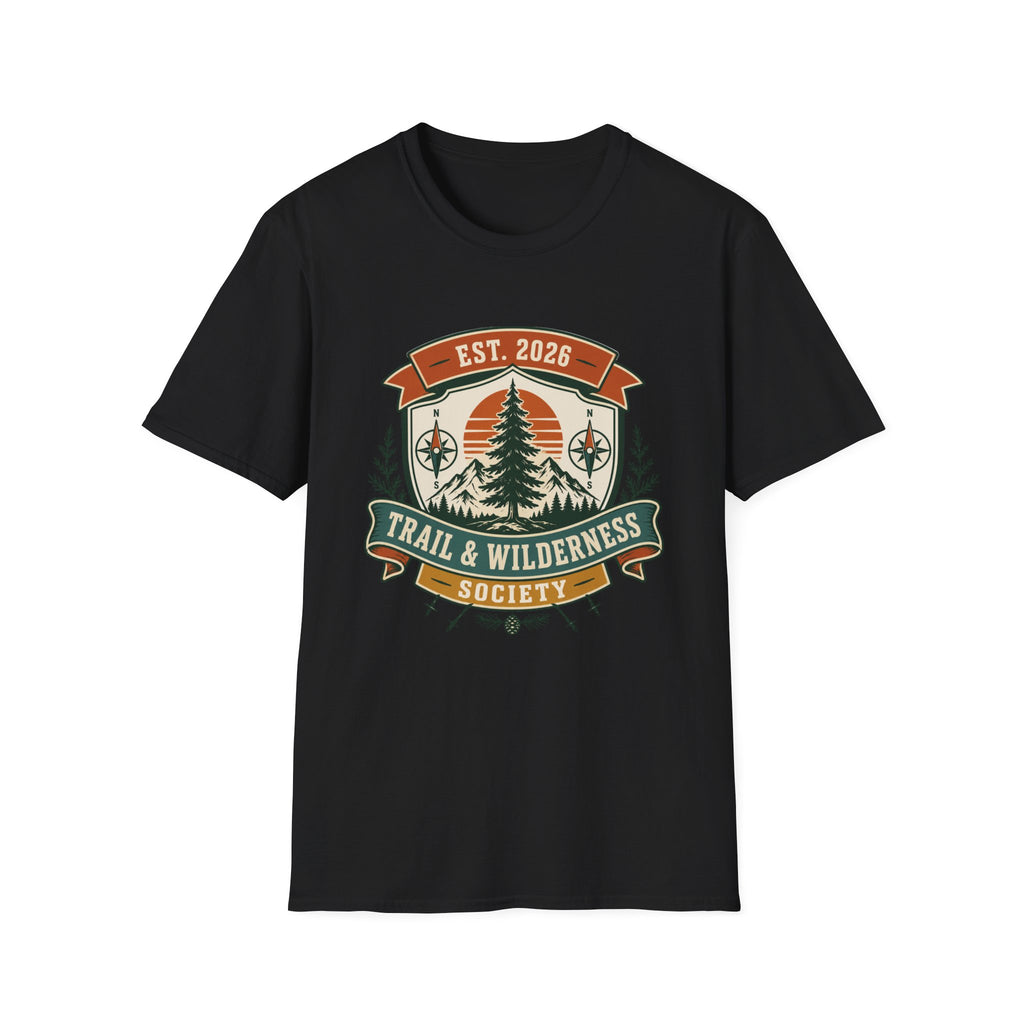 Trail & Wilderness T-Shirt – EST. 2026 Vintage Pine Outdoor Graphic Tee
