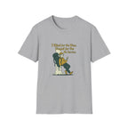 Hiking T-Shirt — "I Hiked for the View. Stayed for the No Service." Graphic Tee