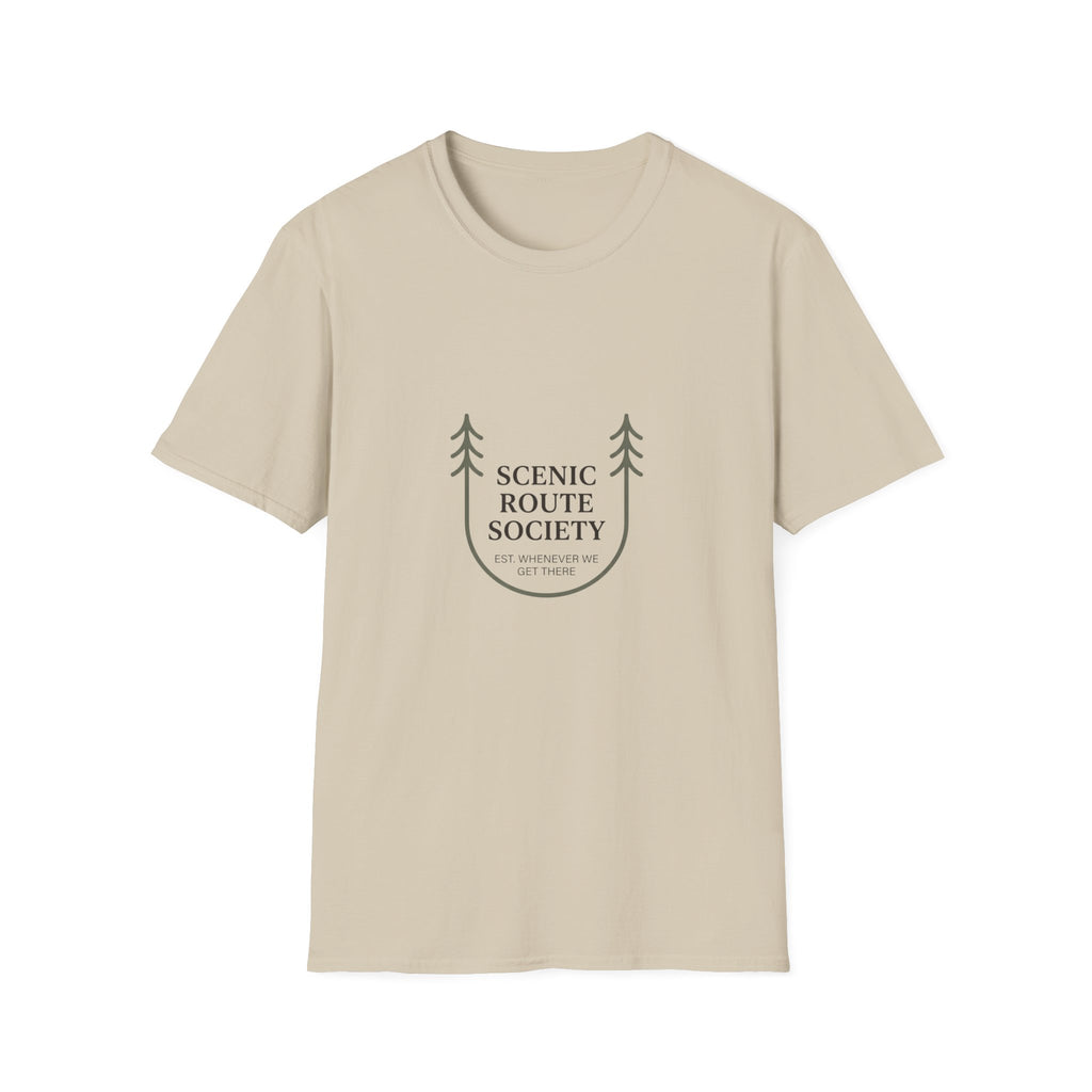 Scenic Route Society T-Shirt — Minimal Outdoor Hiking Tee