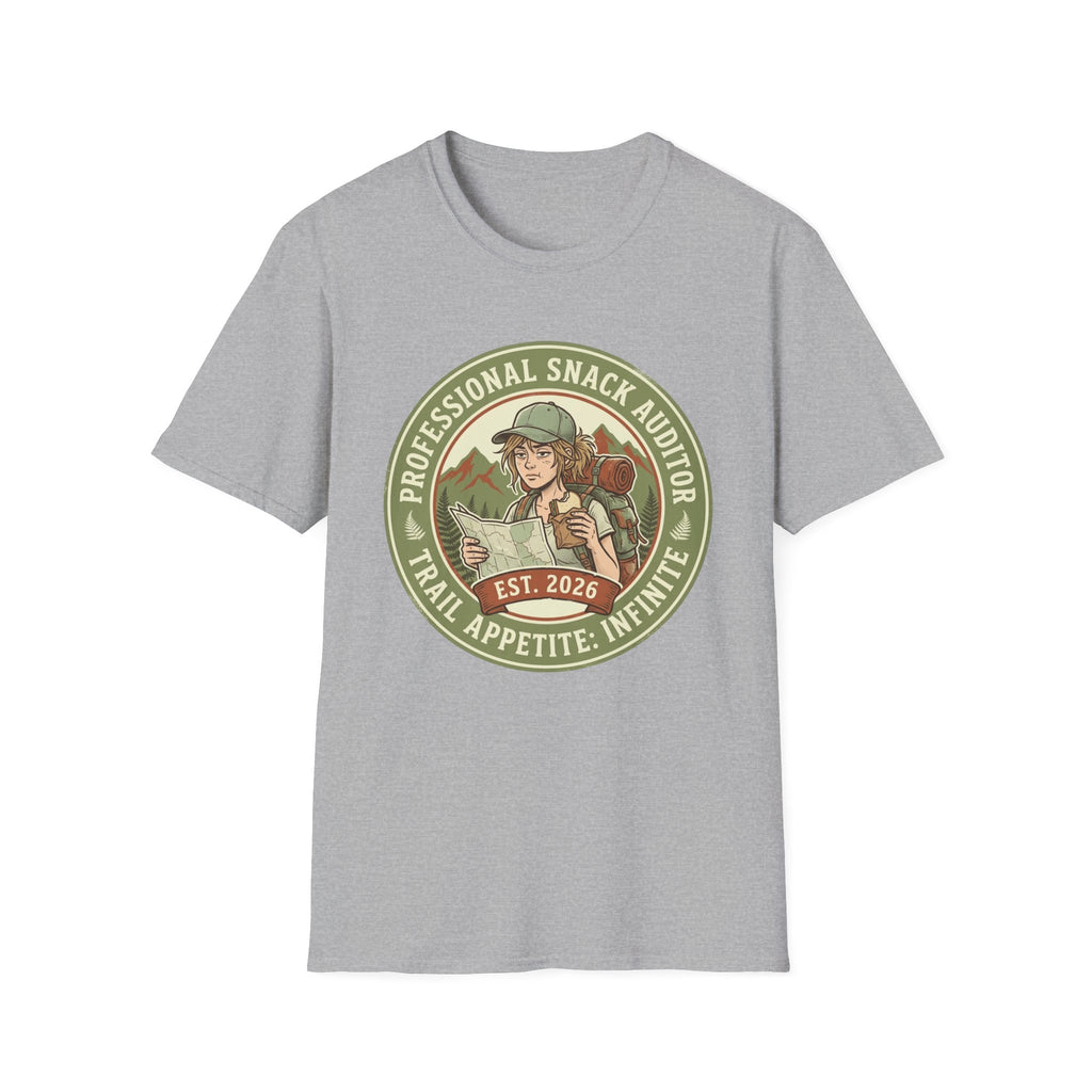 T‑Shirt — "Professional Snack Auditor" Outdoor Hiker Graphic Tee