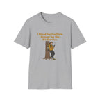 Hiking Tee - "I Hiked for the View. Stayed for the No Service." Outdoor Adventure T-Shirt