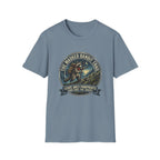 Masked Bandit Trail T-Shirt — Vintage Raccoon Hiking Graphic