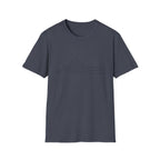 Minimal Topographic Mountain T-Shirt — Coordinates & Elevation Design