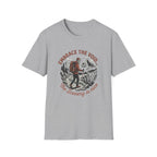 Hiking T-Shirt — "Embrace the Void" Scenic Mountain Backpacker Tee