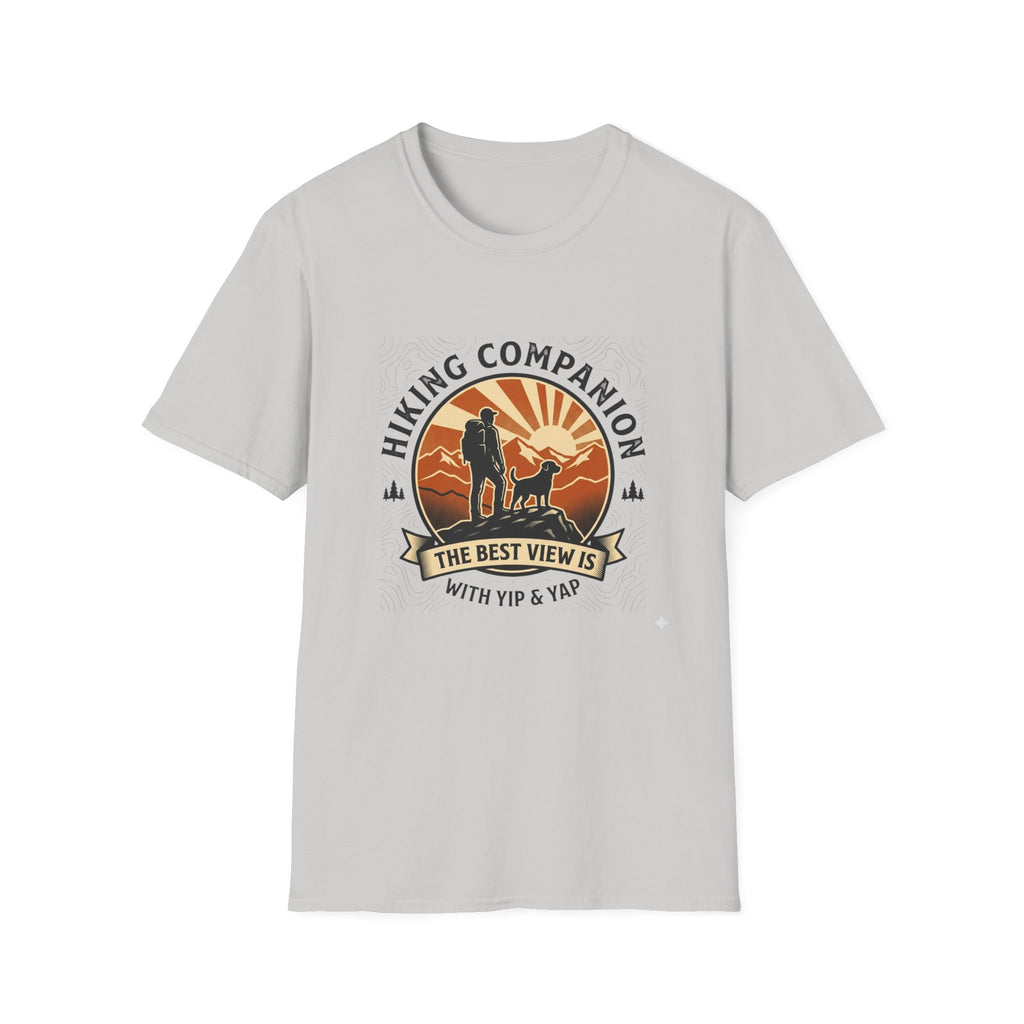 Hiking Companion T-Shirt — 'The Best View Is With You & Yappy' Outdoor Dog Lover Tee