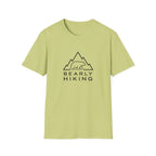 Bearly Hiking T-Shirt — Minimal Mountain Bear Outdoor Tee