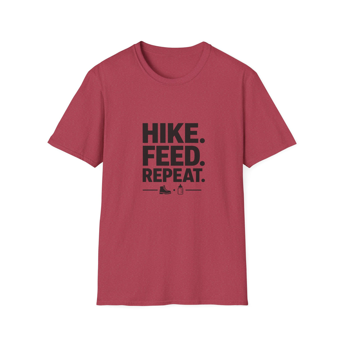 Hike. Feed. Repeat. T‑Shirt — Outdoor Dog Lover Tee
