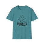Summited Car Park T-Shirt — Minimal Mountain & Off-Road Graphic Tee