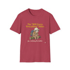 Hiker T-Shirt — "The 'Will Carry Everything' Hiker" Sloth Graphic Tee