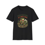 T-Shirt — 'Peak Bagging: At a Hop's Pace' Frog Hiker Outdoor Graphic Tee
