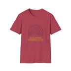 Mountain Line Art T-Shirt — “Elevated Perspective” Minimal Graphic Tee