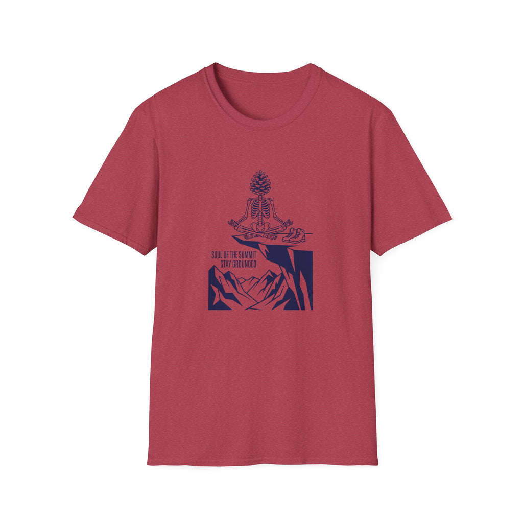 Meditation Pinecone T-Shirt — "Soul of the Summit" Yoga Tee