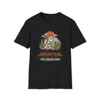 Hiking Goat T-Shirt — "I Hiked Up This Mountain" Funny Outdoors Tee