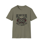 Hike Away The Void Skull T-Shirt — 'Hike Away The Void Until It Blinds You' Outdoor Graphic Tee