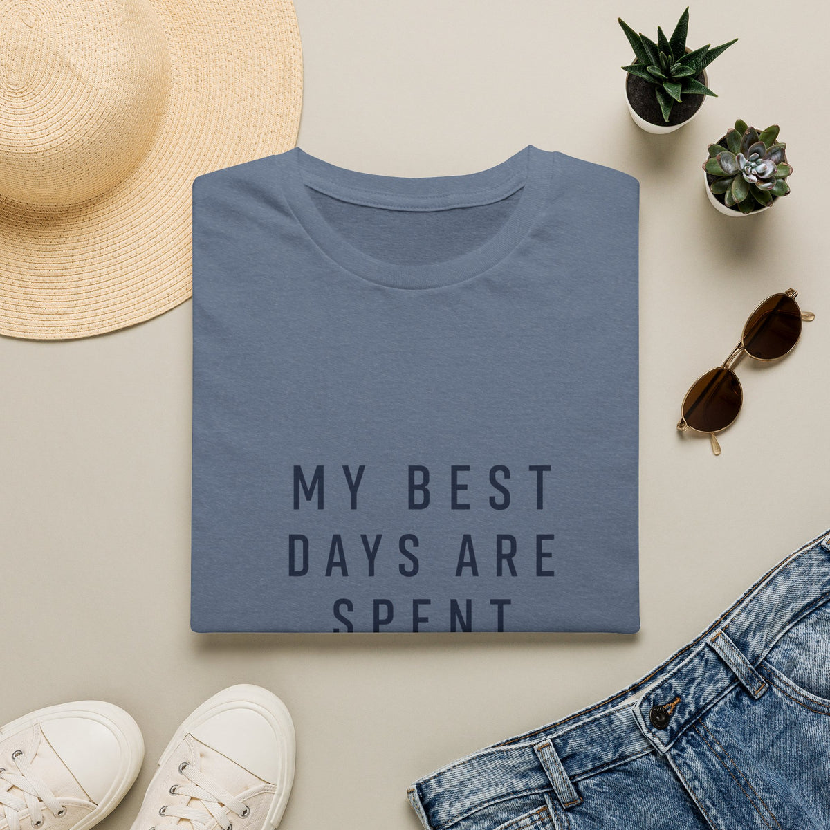 T-Shirt — "My Best Days Are Spent Outside" Outdoor Adventure Tee