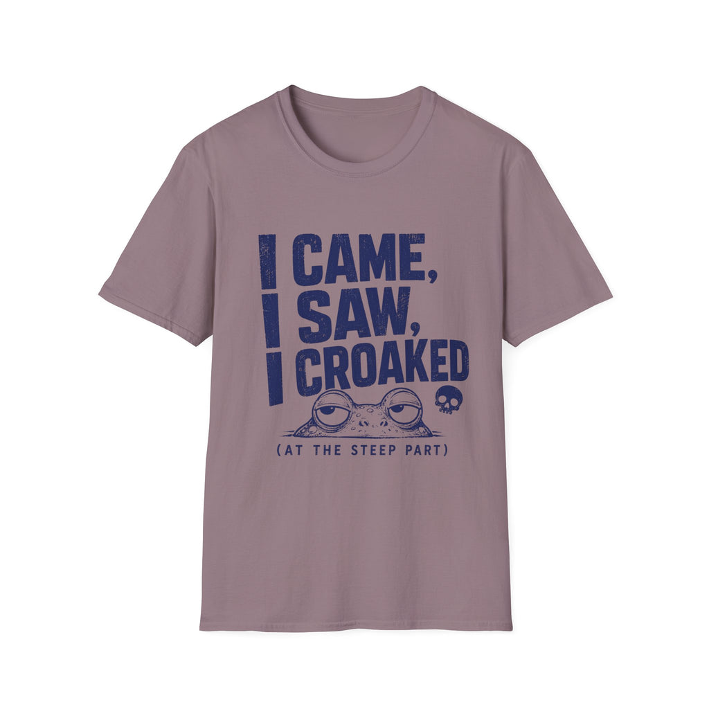 I Came, I Saw, I Croaked T-Shirt — Funny Frog Graphic Tee for Frog Lovers