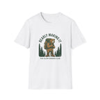 Bear Backpacker T‑Shirt — "Bearly Making It" Camping Graphic Tee