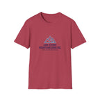 Low-Effort Mountaineering Inc. T-Shirt — Funny Mountain Logo Tee