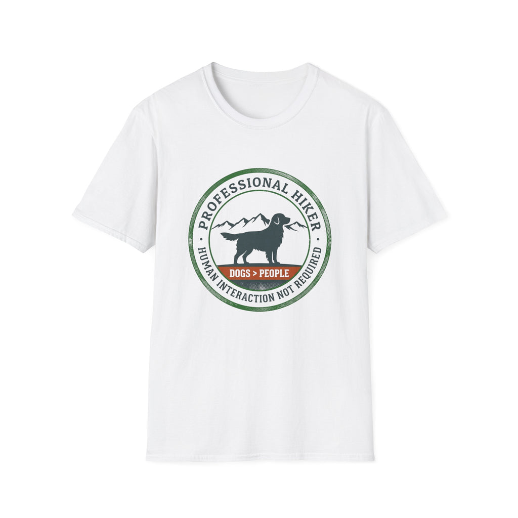 Professional Hiker T‑Shirt — Dogs Over People Graphic Tee