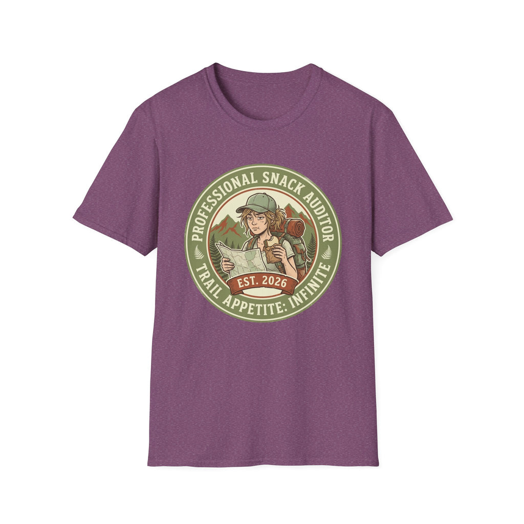 T‑Shirt — "Professional Snack Auditor" Outdoor Hiker Graphic Tee