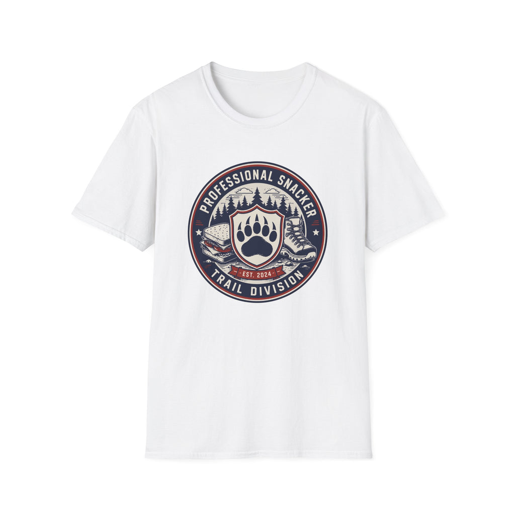 Professional Snacker T‑Shirt — Trail Division Bear Paw Graphic Tee