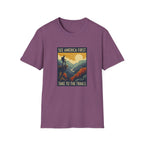 T-Shirt — "See America First: Take to the Trails" Vintage National Park Hiking Tee