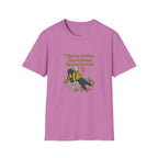 Hiking Humor T-Shirt — “I Hiked for the View. Stayed Because My Legs Gave Out.”