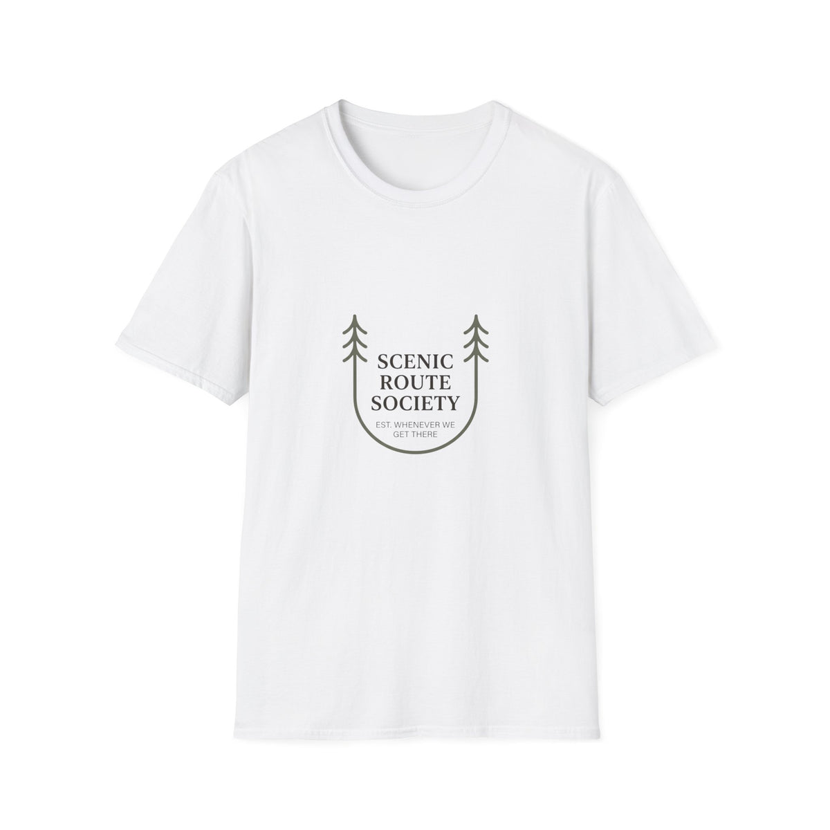Scenic Route Society T-Shirt — Minimal Outdoor Hiking Tee