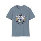 Mist Hunters T‑Shirt — Mountain Adventure Graphic Tee (“Through the Clouds”)