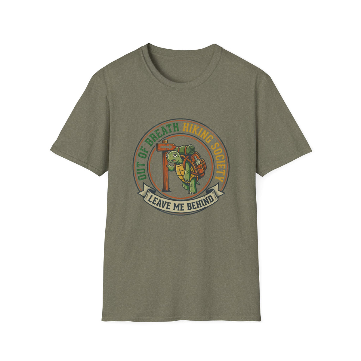 T-Shirt — Out of Breath Hiking Society Turtle Graphic Tee